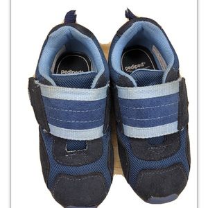 Pediped FLEX Shoes Blue Suede leather Tennis Shoes